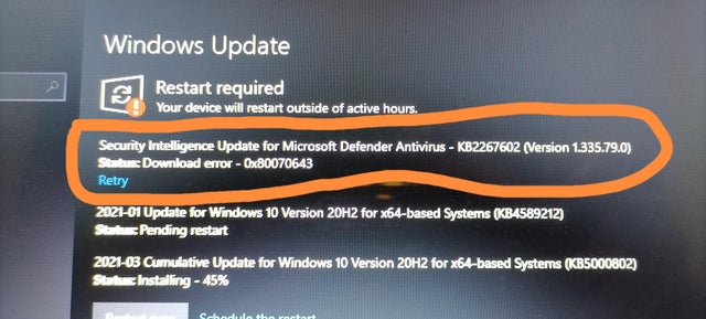 I'm having an issue with this Windows Defender update. Can someone help? ylbutazuytq61.jpg