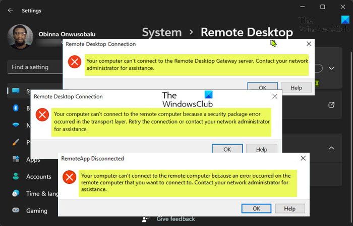 Fix Your computer can’t connect to the remote computer error on Windows Your-computer-cant-connect-to-the-remote-computer-error.jpg