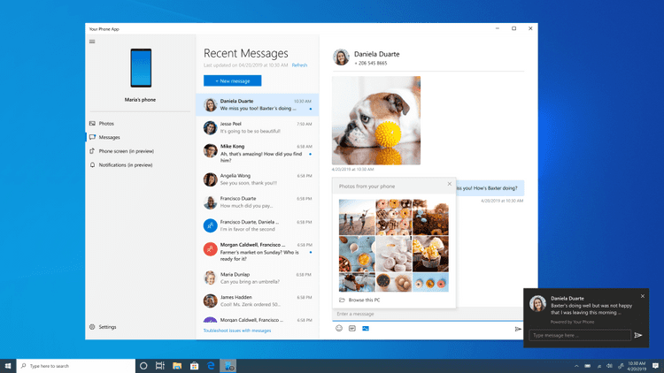 Windows 10 20H1 Preview: Your Phone App gets a massive boost your-phone-20h1.png