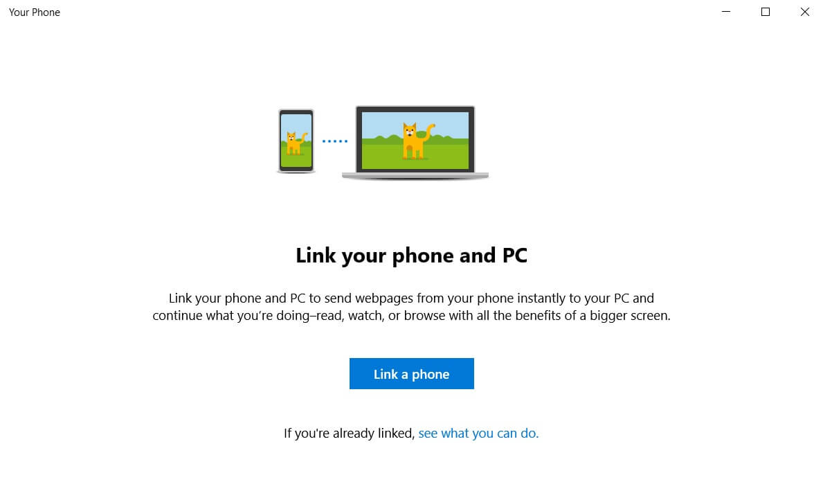 Microsoft will pin Your Phone app to Windows 10 desktop for quicker access Your-Phone-app-in-Windows-10.jpg