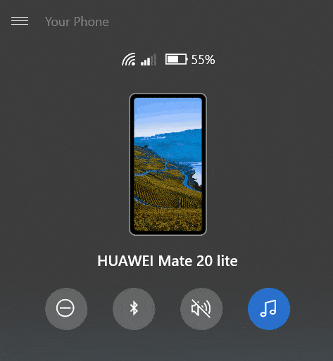 Windows 10 Your Phone app now lets you control your phone settings Your-Phone-app-indicators.gif