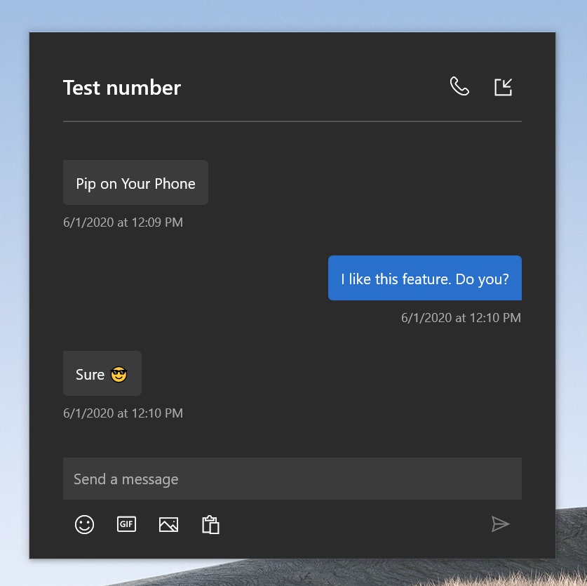 Windows 10 Your Phone app to get four new features Your-Phone-PiP-mode.jpg