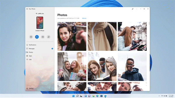 Showing "sensitive" content on Phone link app previously known as "Your Phone" app YP_RebrandGIF2-2b.gif