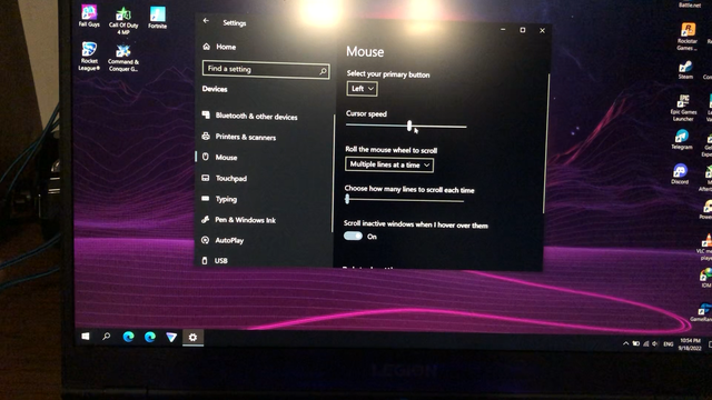 does anyone know why changing cursor speed is laggy on my laptop? YTc6g9GCeDe146i_gpmKQiUrS2JRD7N7ZBNG2XiUxrY.png
