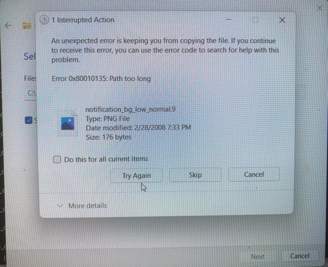 I’ve been trying to download a game (technically a mod) and this keeps happening whenever I... z04t4bpv4y991.jpg