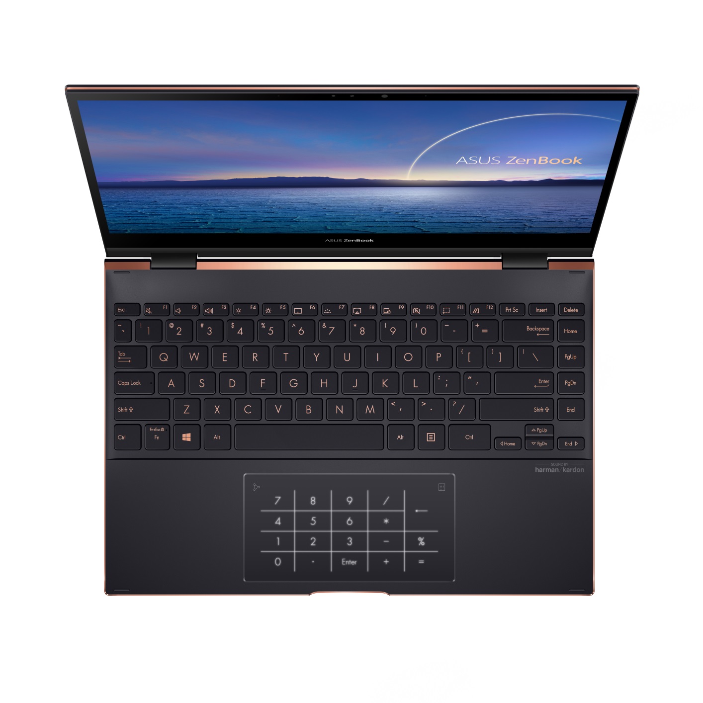 ASUS unveils new laptop lineup with 11th Gen Intel Core Processors ZenBook-Flip-S_UX371_Efficient-NumberPad-for-fast-numeric-input.jpg