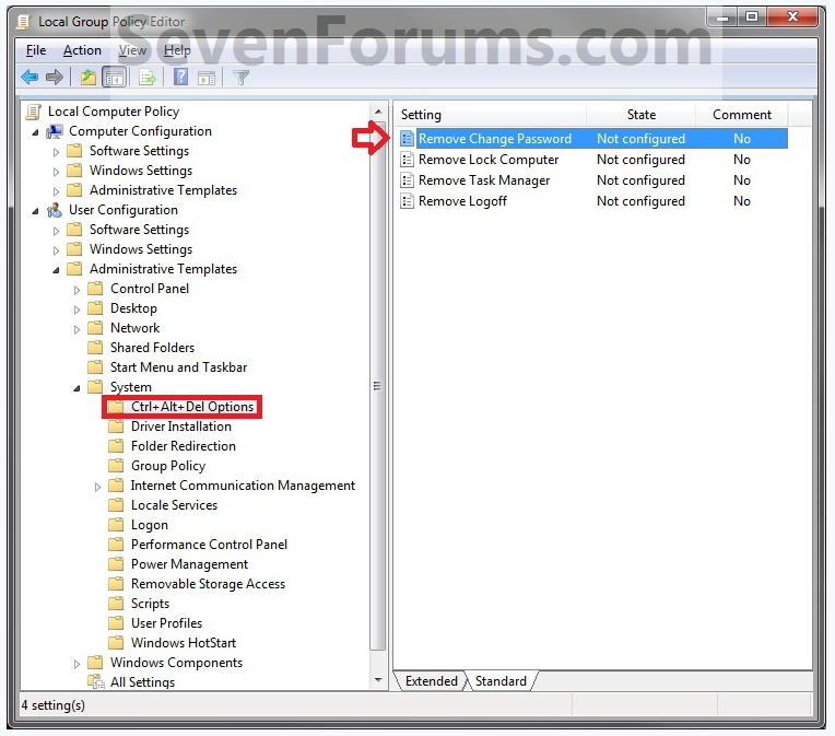 Group policy for change password option using Ctrl+Alt+Del ZFu7X.png