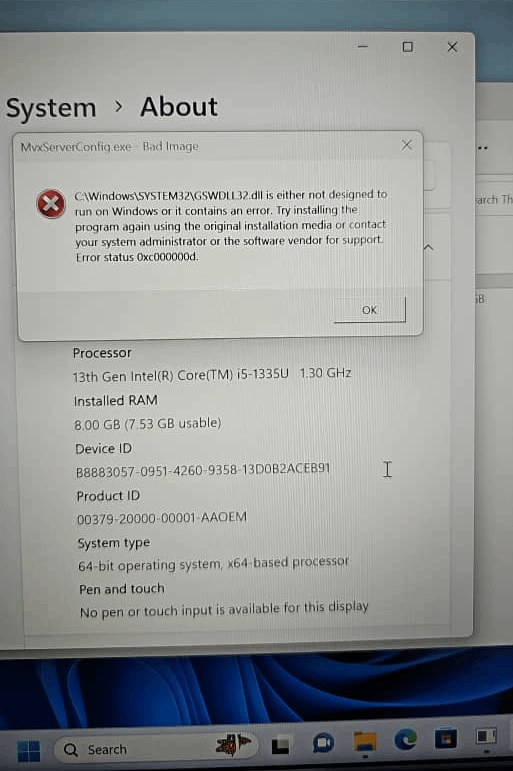 SecurityHealthSSO.dll is either not designed to run on Windows or ... ZTInqvPpNq4HdE0FISt1T2h5Qn5636A2Wgkz6glBwV%2BhhRMxvIAPLZ45fF7wyEsjcDIgirwI9Ae8pcRcRj4pcH5B68M%3D.png